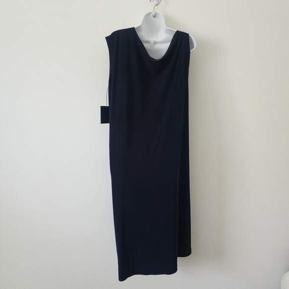Norma Kamali Drop Shoulder Cocktail Dress Size XL - Picture 10 of 13